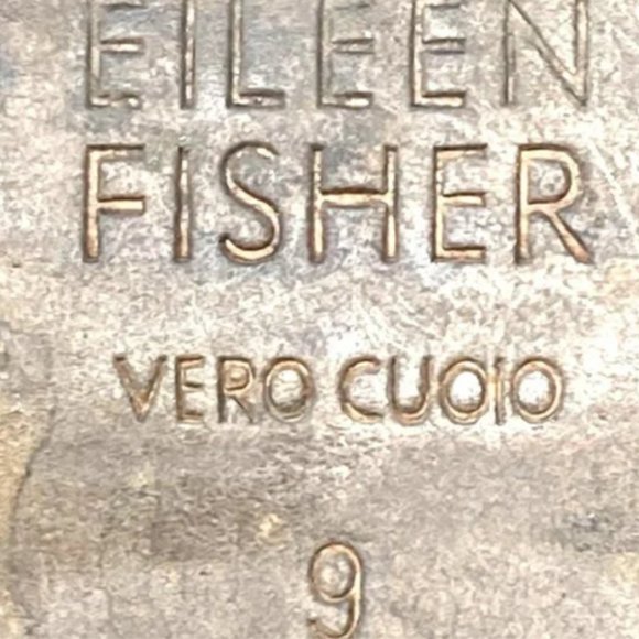 Eileen Fisher Coax Black Soft Grained Texture Leather Platform Boots - Size 9. - Picture 13 of 14